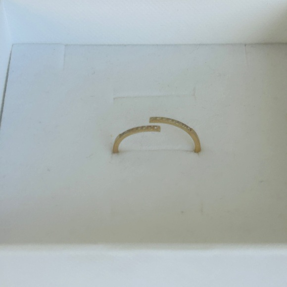 - Mejuri Gold vermeil Sapphire Ring - Picture 4 of 4